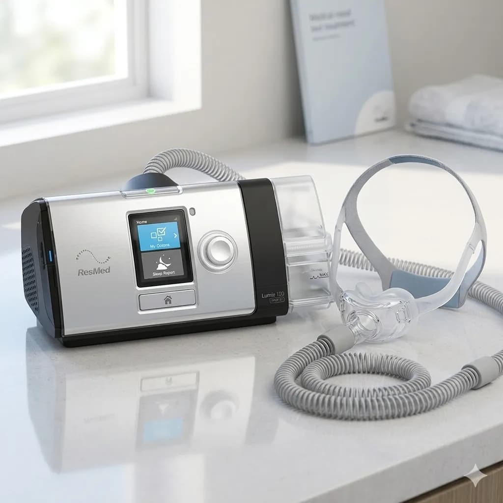 ResMed AirCurve 10 S BiPAP perspective 1